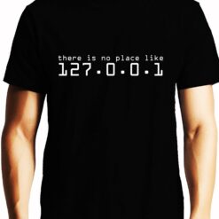 TheenStyle No Place Like Home , 127.0.0.1 , Programming , Coding , Unisex Graphic T-Shirt