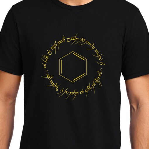 TheenStyle One Ring to Rule , Benzene , Chemistry , Lord of the rings , Unisex Graphic T-Shirt