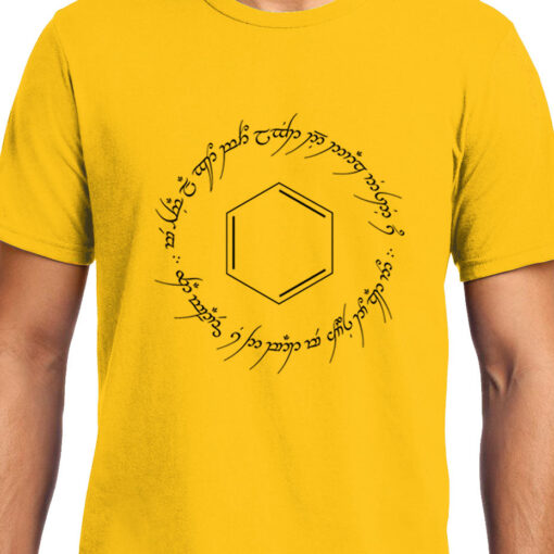 TheenStyle One Ring to Rule , Benzene , Chemistry , Lord of the rings , Unisex Graphic T-Shirt