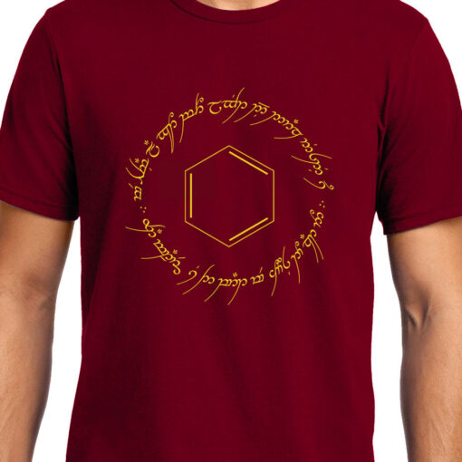 TheenStyle One Ring to Rule , Benzene , Chemistry , Lord of the rings , Unisex Graphic T-Shirt
