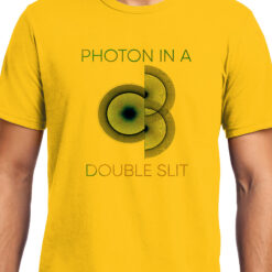 TheenStyle Photon in a Double Slit 2, Quantum Physics, Unisex Graphic T-Shirt