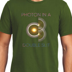 TheenStyle Photon in a Double Slit 2, Quantum Physics, Unisex Graphic T-Shirt