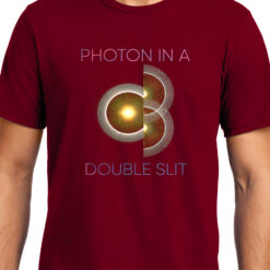 TheenStyle Photon in a Double Slit 2, Quantum Physics, Unisex Graphic T-Shirt