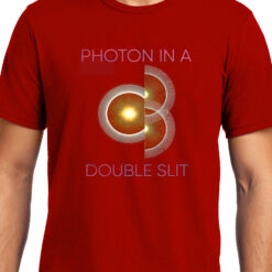 TheenStyle Photon in a Double Slit 2, Quantum Physics, Unisex Graphic T-Shirt