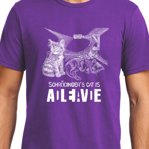 TheenStyle Schrodinger's Cat , Physics , Unisex Graphic T-Shirt, EOSS