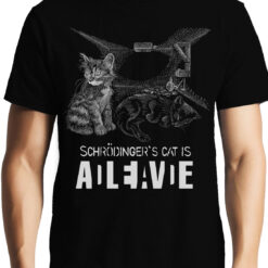 TheenStyle Schrodinger's Cat , Physics , Unisex Graphic T-Shirt, EOSS