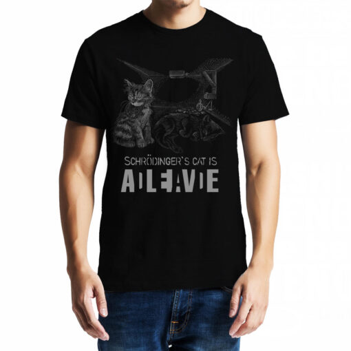 TheenStyle Schrodinger's Cat , Physics , Unisex Graphic T-Shirt, EOSS