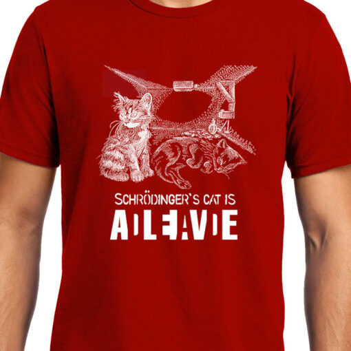 TheenStyle Schrodinger's Cat , Physics , Unisex Graphic T-Shirt, EOSS