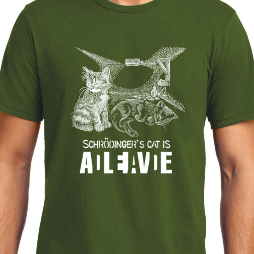 TheenStyle Schrodinger's Cat , Physics , Unisex Graphic T-Shirt, EOSS