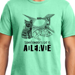 TheenStyle Schrodinger's Cat , Physics , Unisex Graphic T-Shirt, EOSS