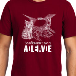 TheenStyle Schrodinger's Cat , Physics , Unisex Graphic T-Shirt, EOSS