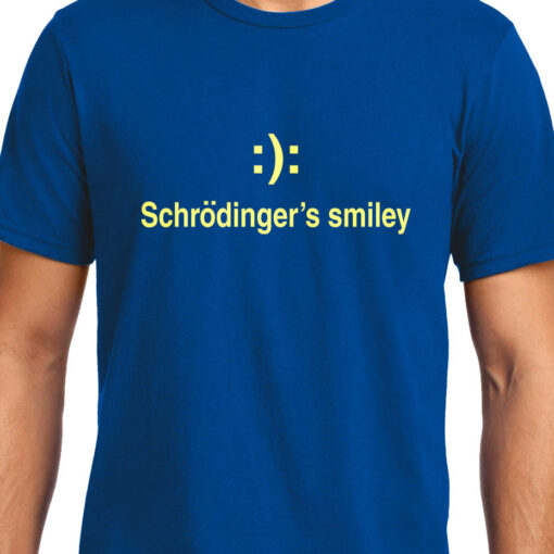 TheenStyle Schrodinger's smiley , Physics , Unisex Graphic T-Shirt