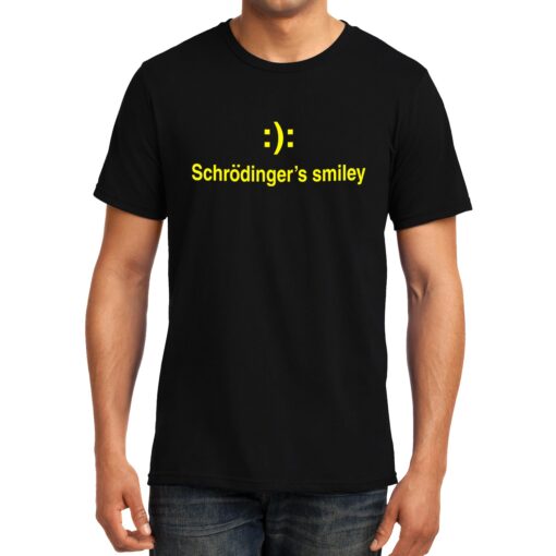 TheenStyle Schrodinger's smiley , Physics , Unisex Graphic T-Shirt