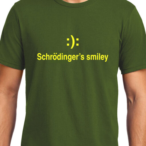 TheenStyle Schrodinger's smiley , Physics , Unisex Graphic T-Shirt