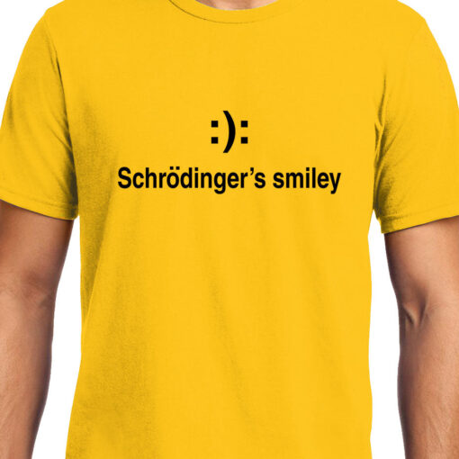 TheenStyle Schrodinger's smiley , Physics , Unisex Graphic T-Shirt
