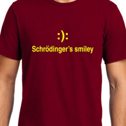 TheenStyle Schrodinger's smiley , Physics , Unisex Graphic T-Shirt