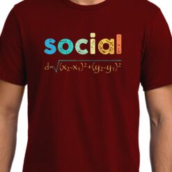 TheenStyle Social Distancing, Maths, Unisex Graphic T-Shirt