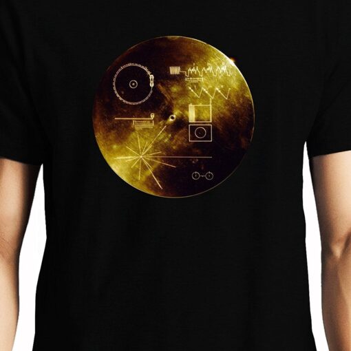 TheenStyle Voyager Message , Space , Unisex Graphic T-Shirt