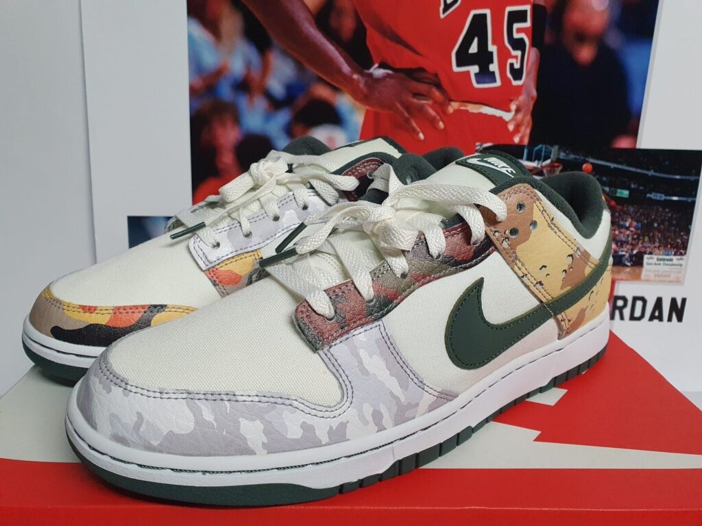 Nike Dunk Low SE ‘Sail Multi-Camo’ Review: Streetwear’s Most Unexpected Twist on Camouflage Nike Dunk Low SE ‘Sail Multi-Camo’ Review: Streetwear’s Most Unexpected Twist on Camouflage