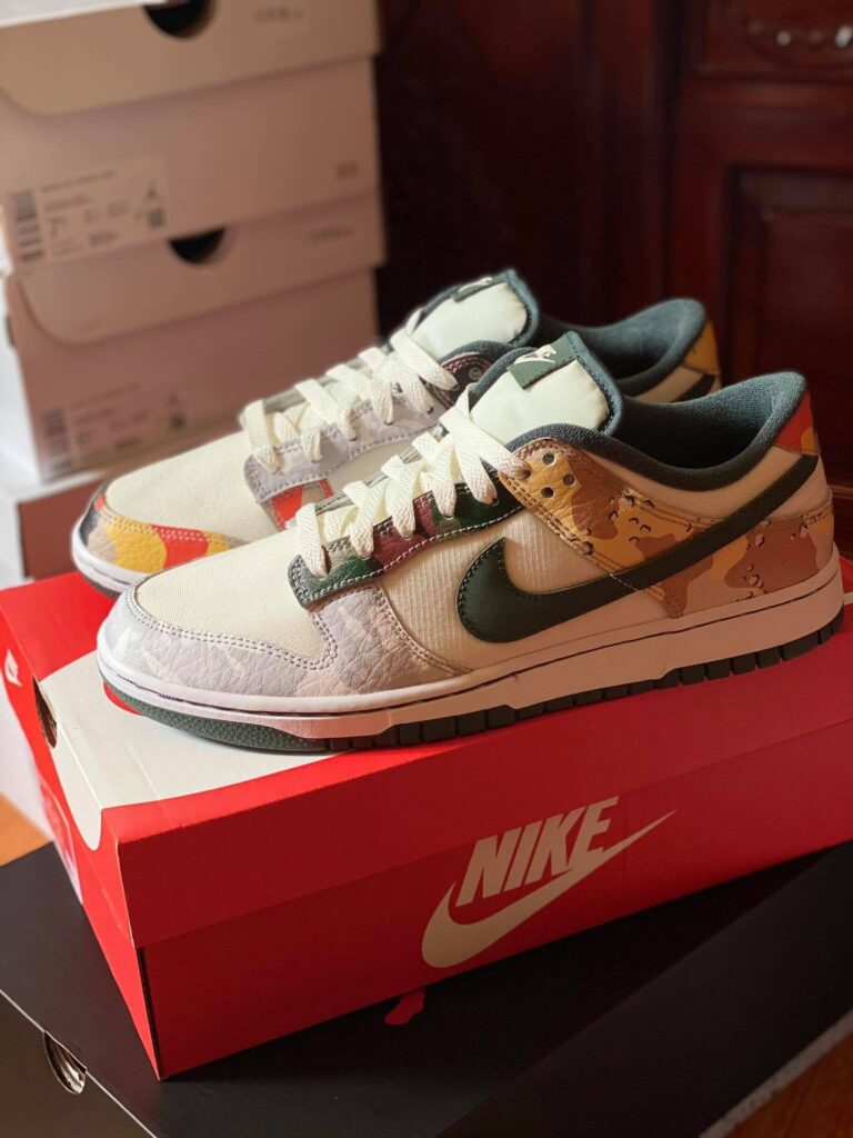 Nike Dunk Low SE ‘Sail Multi-Camo’ Review: Streetwear’s Most Unexpected Twist on Camouflage Nike Dunk Low SE ‘Sail Multi-Camo’ Review: Streetwear’s Most Unexpected Twist on Camouflage