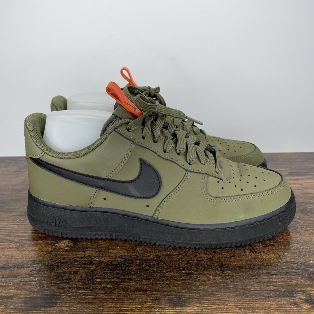 Nike Air Force 1 Low ‘Medium Olive Black-Starfish’ Review: Tactical Street Style with a Punch of Color