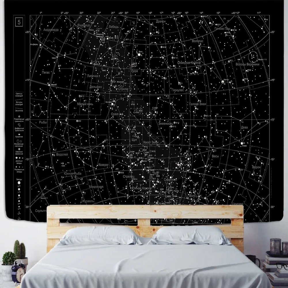 Tapestry Wall Wall Hanging Northern Hemisphere Sky Map Star Constellations Tapestry Black Background Interstellar Sky Wall Decor Tapestry Wall Wall Hanging Northern Hemisphere Sky Map Star Constellations Tapestry Black Background Interstellar Sky Wall Decor