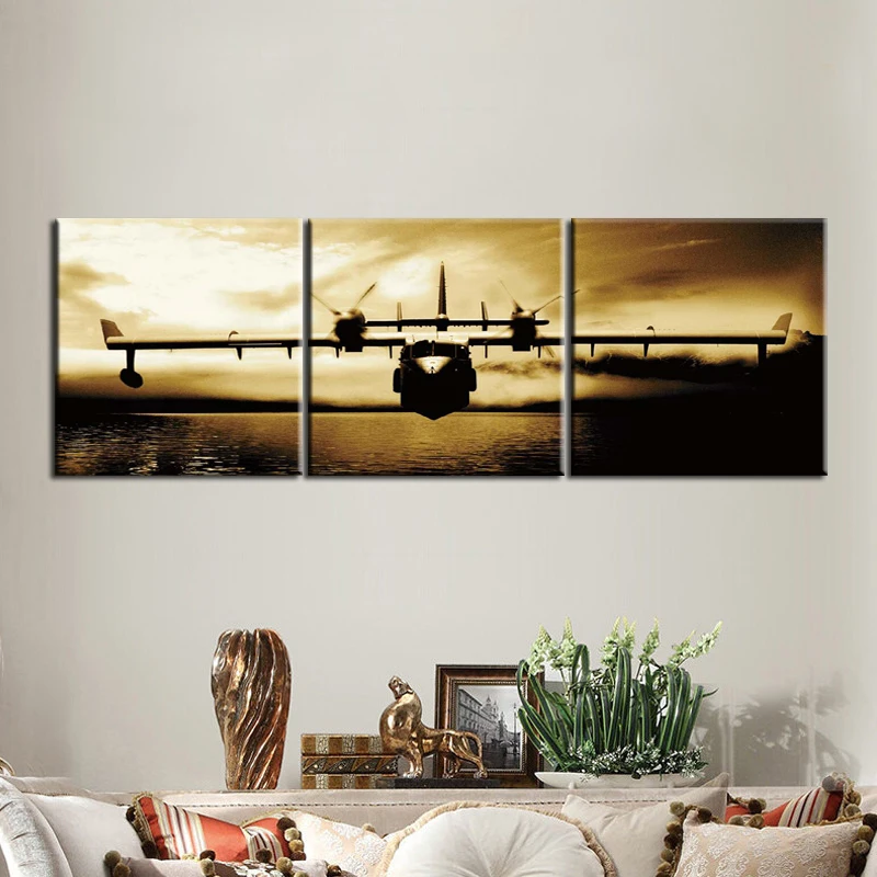 Triptych Print Canvas Painting, Aircraft and Automotive Wall Art, Picture for Bar, Cafe, Abstract Giclee Poster, Home Decor Triptych Print Canvas Painting, Aircraft and Automotive Wall Art, Picture for Bar, Cafe, Abstract Giclee Poster, Home Decor