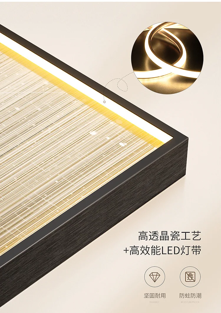 Porch Entrance Foyer Wall Decoration Crystal Porcelain Remote Dimming LED Mural Lights Hotel Lobby Living Room Hanging Paintings Porch Entrance Foyer Wall Decoration Crystal Porcelain Remote Dimming LED Mural Lights Hotel Lobby Living Room Hanging Paintings