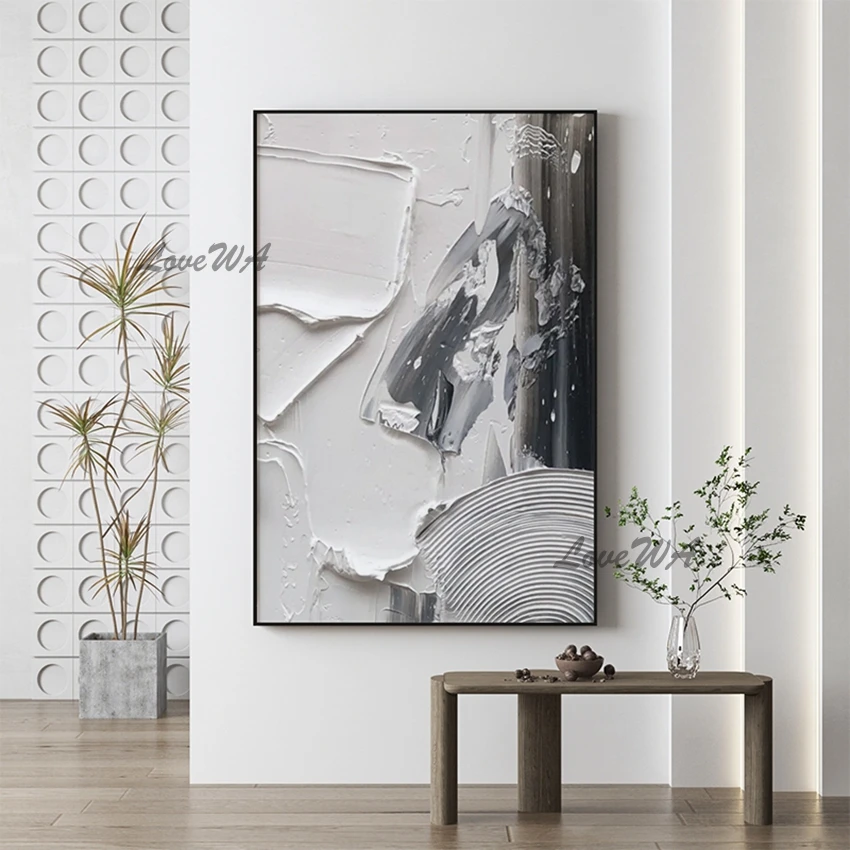 Modern Abstract Texture Acrylic Canvas Paintings Wall Decor Picture Art 100% Hand-painted Latest Design Oil Painting Free Ship Modern Abstract Texture Acrylic Canvas Paintings Wall Decor Picture Art 100% Hand-painted Latest Design Oil Painting Free Ship