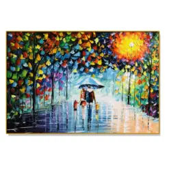 Large Handpainted Night Street View Landscape Acrylic Oil Painting on Canvas,Wall Art,Picture for Living Room,Home Decor Artwork Large Handpainted Night Street View Landscape Acrylic Oil Painting on Canvas,Wall Art,Picture for Living Room,Home Decor Artwork