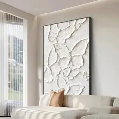 100% Hand-painted Butterfly Flowers Picture, Acrylic Knife Oil Paintings On Canvas, Bedroom Decor, Unframed Abstract Art Wall 100% Hand-painted Butterfly Flowers Picture, Acrylic Knife Oil Paintings On Canvas, Bedroom Decor, Unframed Abstract Art Wall