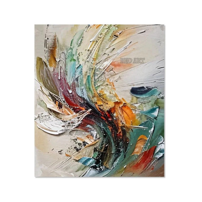 3D Thickness Acrylic Paints Texture Abstract Knife Art Unframed Wall Decorative Hangings Painting Large Panel Set Colors Artwork 3D Thickness Acrylic Paints Texture Abstract Knife Art Unframed Wall Decorative Hangings Painting Large Panel Set Colors Artwork