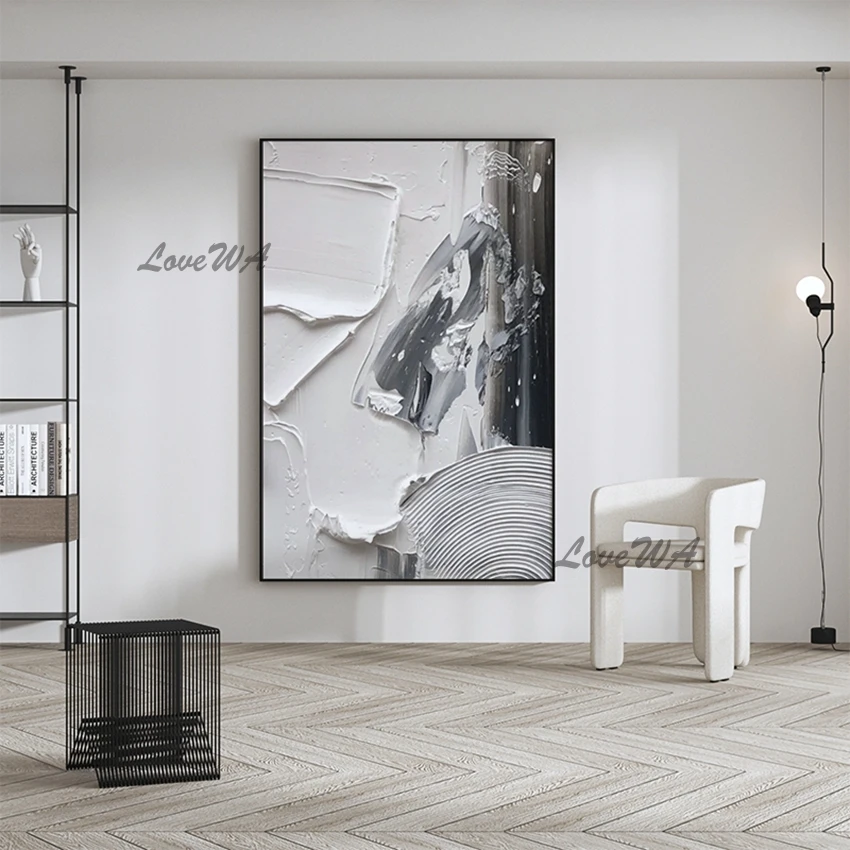 Modern Abstract Texture Acrylic Canvas Paintings Wall Decor Picture Art 100% Hand-painted Latest Design Oil Painting Free Ship Modern Abstract Texture Acrylic Canvas Paintings Wall Decor Picture Art 100% Hand-painted Latest Design Oil Painting Free Ship