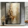 100% Hand Painted,Gold, Grey, Beige, Black ,Textured Painting, Acrylic Abstract Oil Painting, Wall Decor Living Room, Office Wal 100% Hand Painted,Gold, Grey, Beige, Black ,Textured Painting, Acrylic Abstract Oil Painting, Wall Decor Living Room, Office Wal