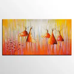 Custom Large Painting Ballet Dancers Handmade Painting Abstract Big Oil Painting Acrylic Painting Canvas Bedroom Home Wall Art Custom Large Painting Ballet Dancers Handmade Painting Abstract Big Oil Painting Acrylic Painting Canvas Bedroom Home Wall Art