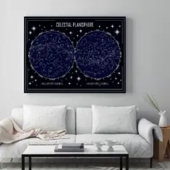 Star Map Abstract Celestial Planisphere Wall Art Canvas Painting Nordic Posters and Prints Modern Picture Living Room Home Decor Star Map Abstract Celestial Planisphere Wall Art Canvas Painting Nordic Posters and Prints Modern Picture Living Room Home Decor