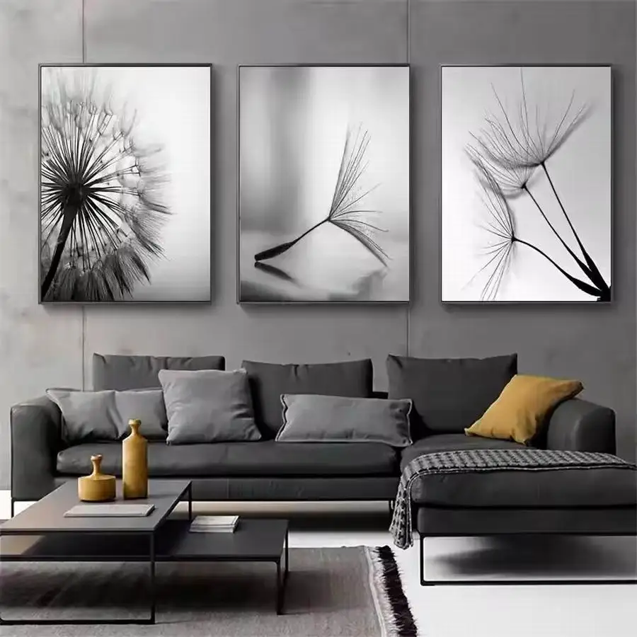 Fullcang Abstract Dandelion Plants Large Size Diy Diamond Painting Triptych Full Mosaic Embroidery Picture Wall Decor 3Pcs/Set Fullcang Abstract Dandelion Plants Large Size Diy Diamond Painting Triptych Full Mosaic Embroidery Picture Wall Decor 3Pcs/Set