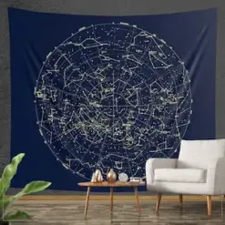Constellations Map Wall Tapestry, Astronomy Constellation Astrology Mythology, Cosmos Galaxy Constellations Map Wall Tapestry, Astronomy Constellation Astrology Mythology, Cosmos Galaxy